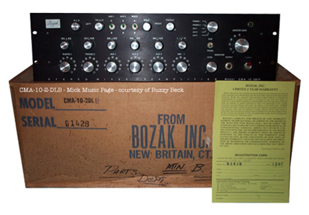 Bozak CMA10-2DL Buzzy Beck custom